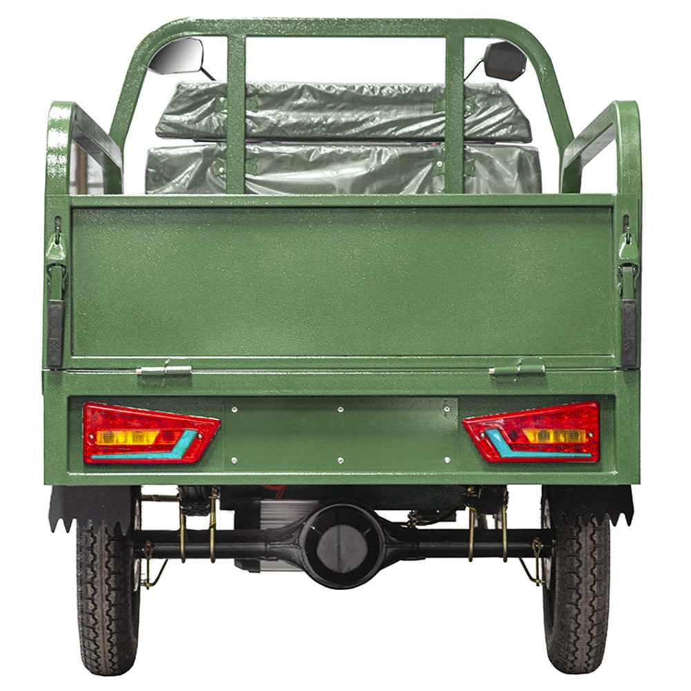 Грузовой электротрицикл Rutrike Партнёр 1500 48V1200W Зеленый 3